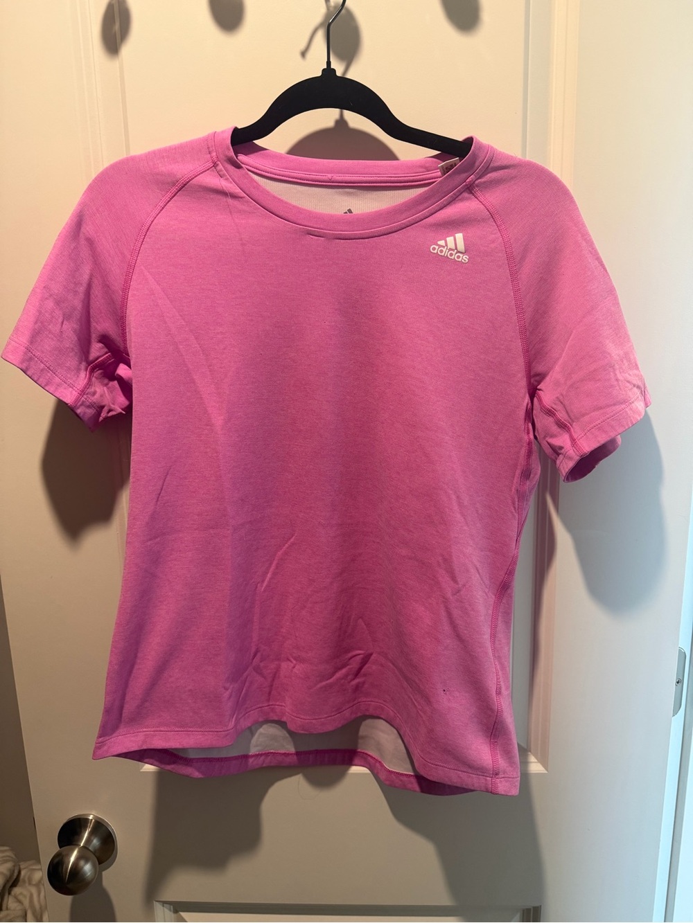 adidas women’s pink activewear tee